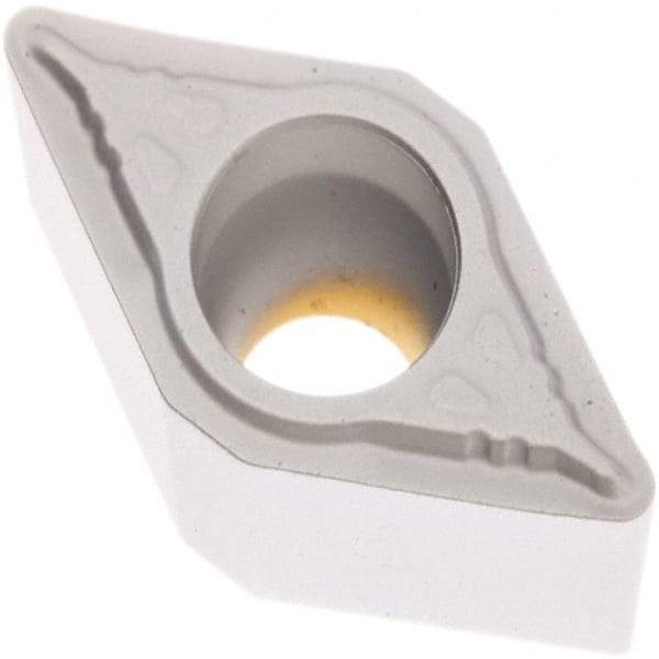 Seco - DCMT32.52 F1 Grade TP1501 Carbide Turning Insert - Al2O3 Finish, 55° Diamond, 3/8" Inscr Circle, 5/32" Thick, 1/32" Corner Radius - Americas Industrial Supply