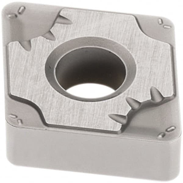 Seco - CNMG434 MF5 Grade TP1501 Carbide Turning Insert - Al2O3 Finish, 80° Diamond, 1/2" Inscr Circle, 3/16" Thick, 1/16" Corner Radius - Americas Industrial Supply