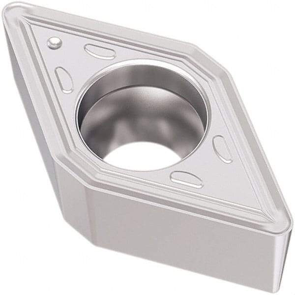 Seco - DCMT431 M3 Grade TP1501 Carbide Turning Insert - Al2O3 Finish, 55° Diamond, 1/2" Inscr Circle, 3/16" Thick, 1/64" Corner Radius - Americas Industrial Supply