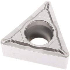 Seco - TCMT21.52 F1 Grade TP1501 Carbide Turning Insert - Al2O3 Finish, 60° Triangle, 1/4" Inscr Circle, 3/32" Thick, 1/32" Corner Radius - Americas Industrial Supply