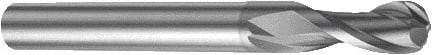 Sandvik Coromant - 8mm Diam, 16mm LOC, Solid Carbide Ball End Mill - 100mm OAL, 8mm Shank Diam, Ball Flute - Americas Industrial Supply