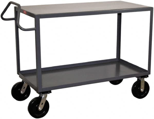 Jamco - 4,800 Lb Capacity, 30" Wide x 48" Long x 38" High Heavy Duty Service Cart - 2 Shelf, Steel - Americas Industrial Supply