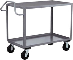 Jamco - 2,400 Lb Capacity, 24" Wide x 48" Long x 36" High Heavy Duty Service Cart - 2 Shelf, Steel - Americas Industrial Supply