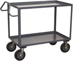 Jamco - 1,200 Lb Capacity, 30" Wide x 48" Long x 39" High Heavy Duty Service Cart - 2 Shelf, Steel - Americas Industrial Supply