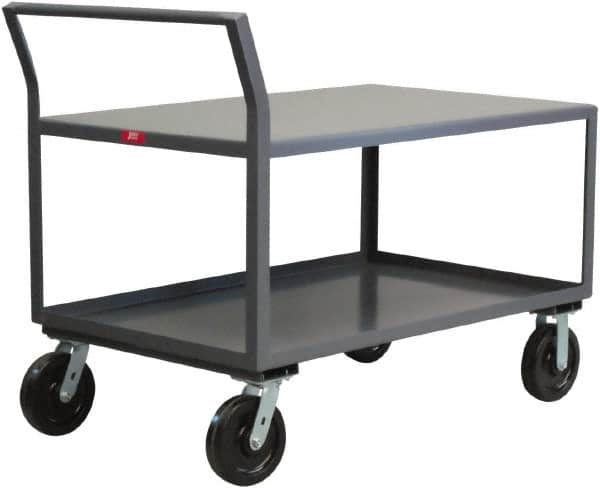 Jamco - 4,800 Lb Capacity, 36" Wide x 48" Long x 30" High Heavy Duty Service Cart - 2 Shelf, Steel - Americas Industrial Supply