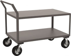 Jamco - 1,200 Lb Capacity, 36" Wide x 48" Long x 31" High Heavy Duty Service Cart - 2 Shelf, Steel - Americas Industrial Supply