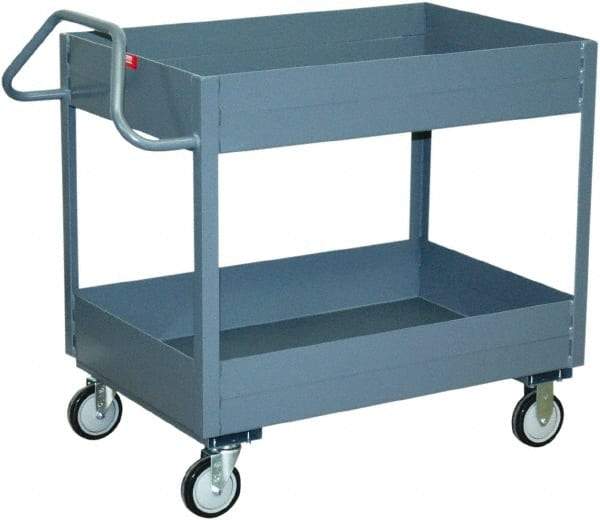 Jamco - 1,200 Lb Capacity, 36" Wide x 24" Long x 39" High Service Cart - 2 Shelf, Steel - Americas Industrial Supply