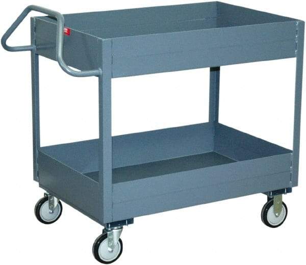 Jamco - 1,200 Lb Capacity, 36" Wide x 18" Long x 39" High Service Cart - 2 Shelf, Steel - Americas Industrial Supply