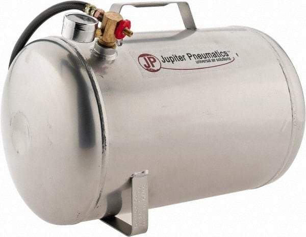 PRO-SOURCE - Compressed Air Tanks & Receivers Volume Capacity: 5 Gal. Maximum Working Pressure (psi): 125 - Americas Industrial Supply