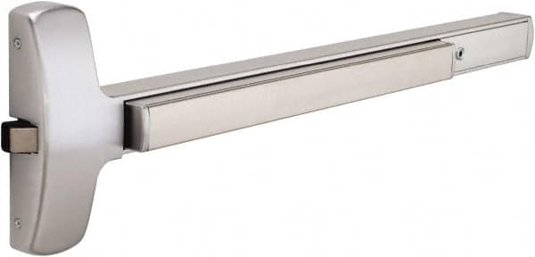 Falcon - 2' 6" to 3' Door Width Rim Exit Device - Anodized Aluminum Finish - Americas Industrial Supply