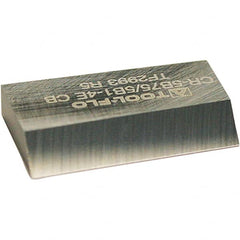 Tool-Flo - Rectangle CB Chipbreaker for Indexables - 0.12" Thick, 0.46" Effective Width - Americas Industrial Supply