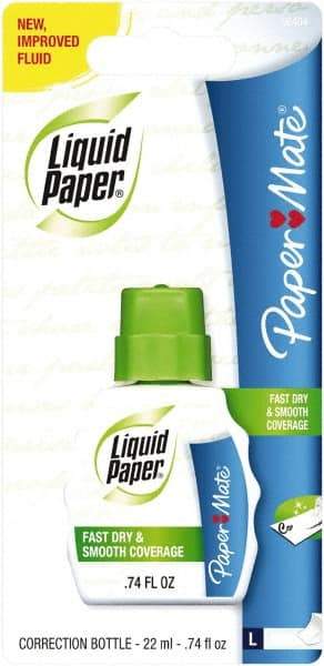 Paper Mate Liquid Paper - Correction Fluids Foam Applicator - 22 ml - Americas Industrial Supply