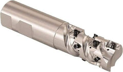 Seco - 1" Cutting Diam, 1" Shank Diam, 8mm Max Depth of Cut, Straight Shank Indexable Copy End Mill - 2 Inserts, LOEX Insert, R217.94 Toolholder - Americas Industrial Supply
