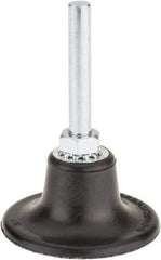 Value Collection - 2" Diam Quick-Change Type S Disc Backing Pad - 1/4" Shank Diam, Medium Density, 30,000 RPM, Roloc TS Compatible - Americas Industrial Supply