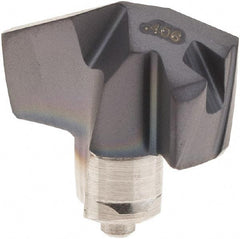 Iscar - Series ICP-2M, 0.406" Diam Grade IC908 140° Replaceable Drill Tip - Carbide, TiAlN Finish, 10 Seat Size, Through Coolant - Americas Industrial Supply