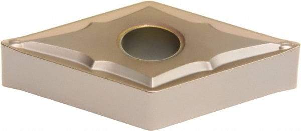 Sumitomo - DNMG433 ESU Grade T3000Z Cermet Turning Insert - TiN/AlN Finish, 55° Diamond, 1/2" Inscr Circle, 3/16" Thick, 3/64" Corner Radius - Americas Industrial Supply