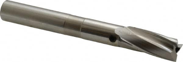 Cleveland - 9/16" Diam, 1/2" Shank, Diam, 3 Flutes, Straight Shank, Interchangeable Pilot Counterbore - Americas Industrial Supply