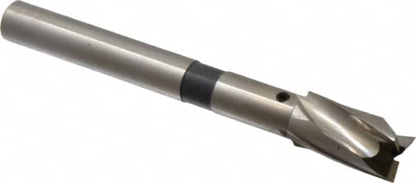 Cleveland - 21/32" Diam, 1/2" Shank, Diam, 3 Flutes, Straight Shank, Interchangeable Pilot Counterbore - Americas Industrial Supply