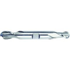 5/16 Dia. - 3-1/2 OAL - HSS-TiN - Ball Nose DE EM-2 FL - Americas Industrial Supply