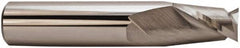 M.A. Ford - 1/8", 1/4" LOC, 1/8" Shank Diam, 1-1/2" OAL, 2 Flute, Solid Carbide Square End Mill - Single End, TiN Finish, 30° Helix, Centercutting, Right Hand Cut, Right Hand Flute, Series 164 - Americas Industrial Supply