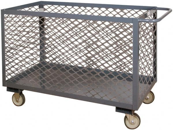 Durham - 2,000 Lb Capacity, Mesh Stock Truck - 60" Long x 30" Wide x 27" High - Americas Industrial Supply