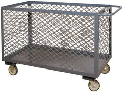 Durham - 2,000 Lb Capacity, Mesh Stock Truck - 60" Long x 30" Wide x 27" High - Americas Industrial Supply