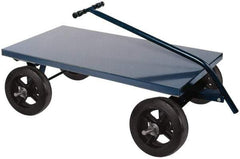 Durham - 2,000 Lb Capacity Cold-Rolled Steel 5th Wheel Wagon - Cold-Rolled Steel Deck, 30" OAW - Americas Industrial Supply