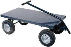 Durham - 2,000 Lb Capacity Cold-Rolled Steel 5th Wheel Wagon - Cold-Rolled Steel Deck, 24" OAW - Americas Industrial Supply