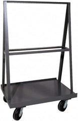 Durham - 2,000 Lb Capacity Cold-Rolled Steel A-Frame Truck - Cold-Rolled Steel Deck, 36" OAW - Americas Industrial Supply
