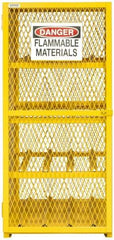 Durham - Gas Cylinder Storage Cabinet - Steel, 30" Wide x 30" Deep x 71-3/4" High - Americas Industrial Supply
