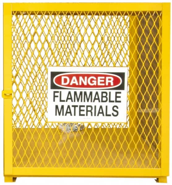 Durham - Gas Cylinder Storage Cabinet - Steel, 30" Wide x 30" Deep x 33-1/2" High - Americas Industrial Supply