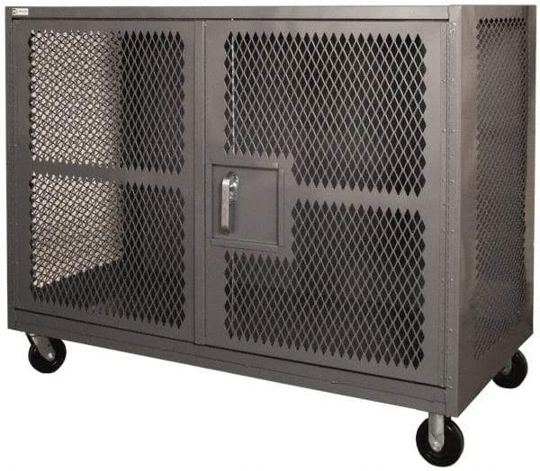 Durham - 2,000 Lb Capacity, Security Truck - 60" Long x 30" Wide x 57" High - Americas Industrial Supply