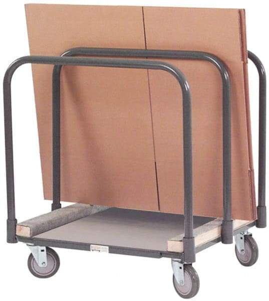 Durham - 1,200 Lb Capacity Cold-Rolled Steel Panel Mover - Carpet Covered Cold-Rolled Steel Deck, 28" OAW - Americas Industrial Supply