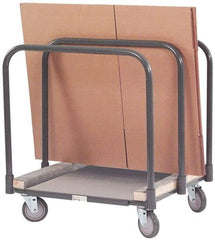 Durham - 1,200 Lb Capacity Cold-Rolled Steel Panel Mover - Carpet Covered Cold-Rolled Steel Deck, 28" OAW - Americas Industrial Supply