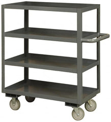 Durham - 3,000 Lb Capacity, 30" Wide x 60" Long x 60" High Heavy Duty Service Cart - 4 Shelf, Steel - Americas Industrial Supply