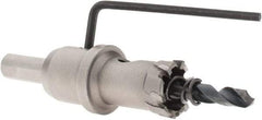 Value Collection - 3/4" Diam, 1" Cutting Depth, Hole Saw - Carbide-Tipped Saw - Americas Industrial Supply