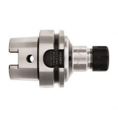 HAIMER - 1/8" to 3/8" Capacity, 6.3" Projection, HSK63A Hollow Taper, ER16 Collet Chuck - 0.0001" TIR - Exact Industrial Supply