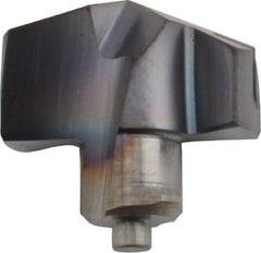 Iscar - Series ICP, 9.5mm Diam Grade IC908 140° Replaceable Drill Tip - Carbide, TiAlN Finish, 9 Seat Size, Through Coolant - Americas Industrial Supply