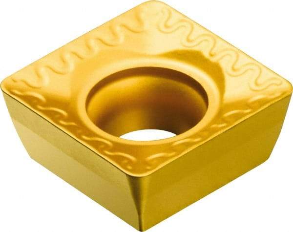 Sandvik Coromant - SPMT09T308 WL Grade 4030 Carbide Milling Insert - Al2O3/TiN/TiCN Finish, 3.96mm Thick, 1/2" Inscribed Circle, 0.8mm Corner Radius - Americas Industrial Supply