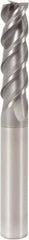 Seco - 12mm, 3 Flute, Single End, Solid Carbide, Corner Chamfer End Mill - 95mm OAL, 48° Helix, Right Hand Flute, 40mm LOC, Right Hand Cut - Americas Industrial Supply