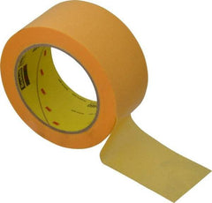 3M - 2" Wide x 60 Yd Long Bronze Paper Masking Tape - Series 2460, 3.3 mil Thick, 17 In/Lb Tensile Strength - Americas Industrial Supply