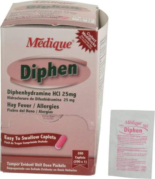 Medique - Diphen Tablets - Cold & Allergy Relief - Americas Industrial Supply
