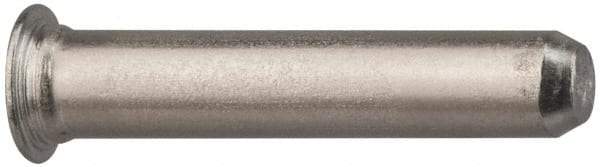 Electro Hardware - 0.27" Diam x 1/2" Long Self Clinching Pilot Pin - 300 Stainless Steel, Passivated Finish, Tapered End - Americas Industrial Supply