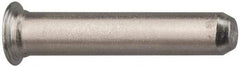Electro Hardware - 0.205" Diam x 3/8" Long Self Clinching Pilot Pin - 300 Stainless Steel, Passivated Finish, Tapered End - Americas Industrial Supply