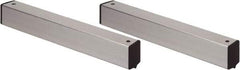 Quantum Storage - 2" Wide, Open Shelving Accessory/Component - Aluminum, Anodized Aluminum Finish, 21" Long, Use with Wire Shelving Units - Americas Industrial Supply