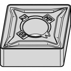 Kennametal - CNMG432 Grade KCU10 Carbide Turning Insert - 80° Diamond, 1/2" Inscr Circle, 3/16" Thick, 1/32" Corner Radius - Americas Industrial Supply