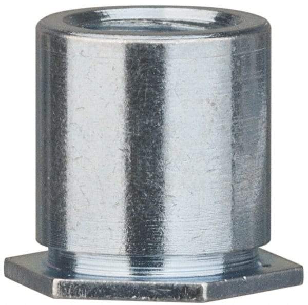 Electro Hardware - #4-40, 0.437" OAL, 1/4" Across Flats, Steel Hex Female Circuit Board Standoffs - 0.437" Body Length, Zinc-Plated Finish - Americas Industrial Supply