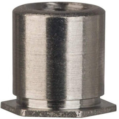 Electro Hardware - #4-40, 3/8" OAL, 0.187" Across Flats, Stainless Steel Hex Female Circuit Board Standoffs - 3/8" Body Length, Passivated Finish - Americas Industrial Supply