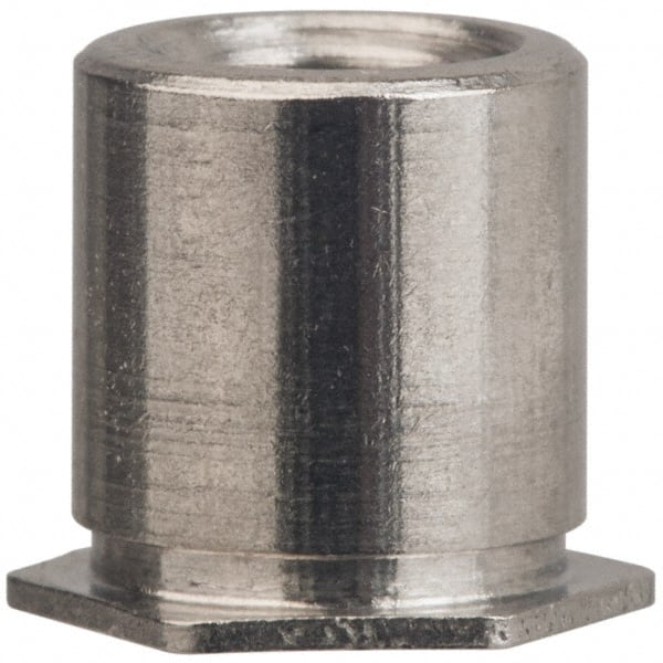Electro Hardware - #6-32, 1/2" OAL, 1/4" Across Flats, Stainless Steel Female Hex Circuit Board Standoff - Americas Industrial Supply