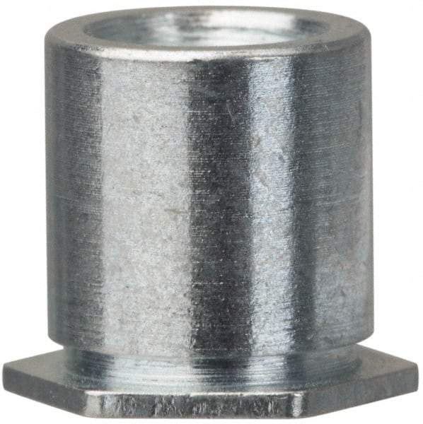 Electro Hardware - #6-32, 1/2" OAL, 1/4" Across Flats, Steel Hex Female Circuit Board Standoffs - 1/2" Body Length, Zinc-Plated Finish - Americas Industrial Supply